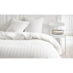 Housse de Couette Percale 220x240 Constance Chantilly