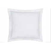 Housse de Couette 240x280 uni blanche coton + 2 taies carrées assorties