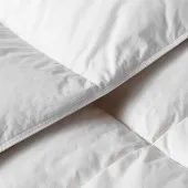 Couette Naturelle 4 saisons en duvet Jumelable - Alpes Blanc