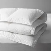 Couette Naturelle 4 saisons en duvet Jumelable - Alpes Blanc