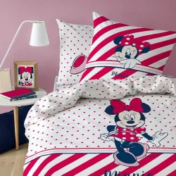 housse de couette avec Minnie disney