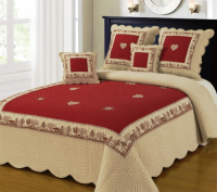 A la découverte des boutis/couvre lit style montagne